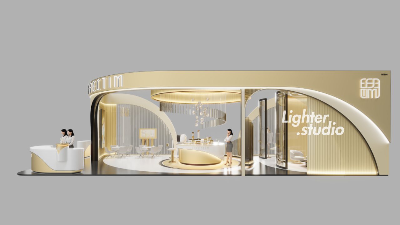资生堂美博会科技互动展厅 - 现场落地重点